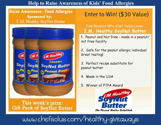 raise food allergy awareness kids safety food allergies facts and peanut free giveaway